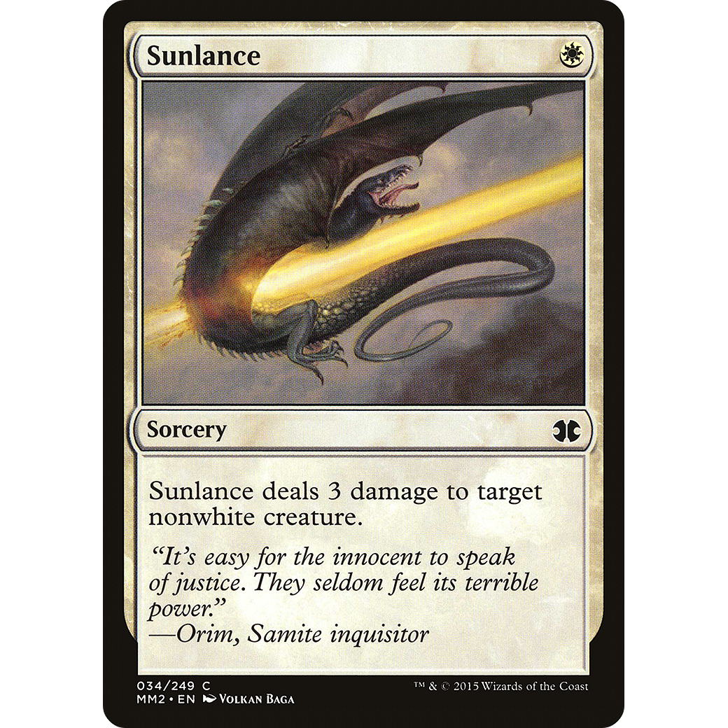 Sunlance (MM2-034) - Modern Masters 2015 Foil