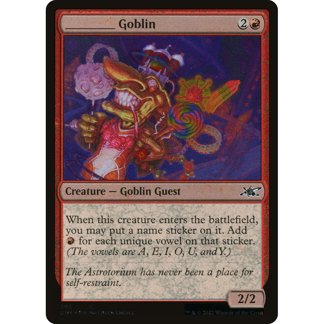 _____ Goblin (Galaxy Foil) (UNF-393) - Unfinity Foil