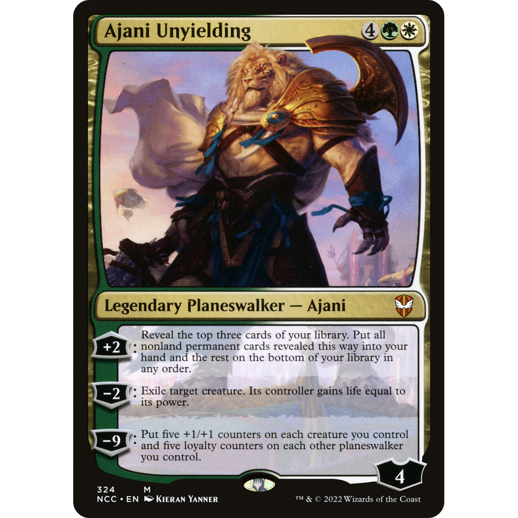 Ajani Unyielding (NCC-324) - New Capenna Commander