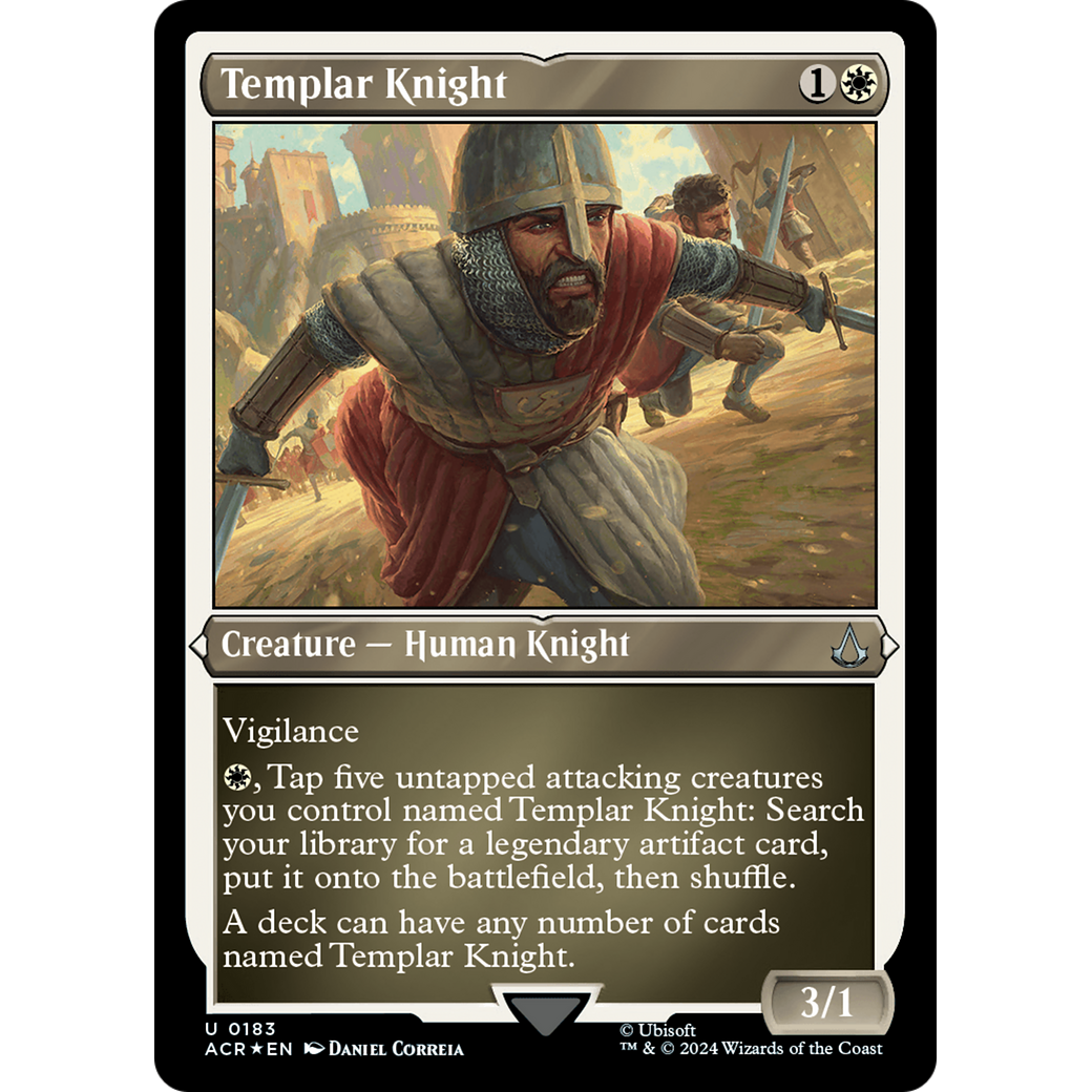 Templar Knight (ACR-183) - Assassin's Creed Etched Foil