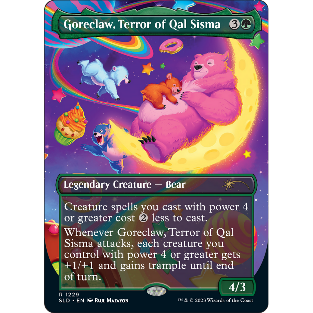 Goreclaw, Terror of Qal Sisma (SLD-1229) - Secret Lair Drop (Borderless)