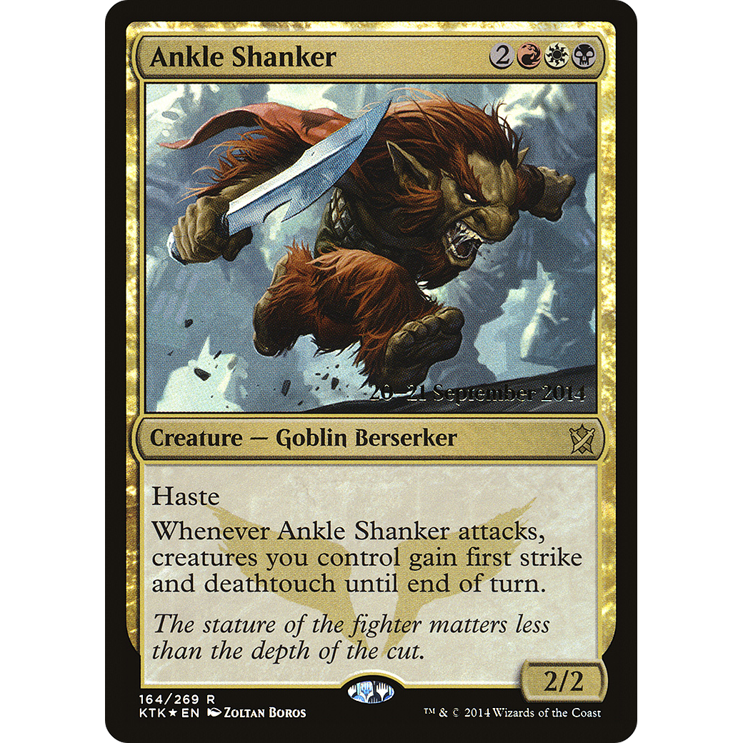 Ankle Shanker (PRE-164) - Khans of Tarkir Promos Foil