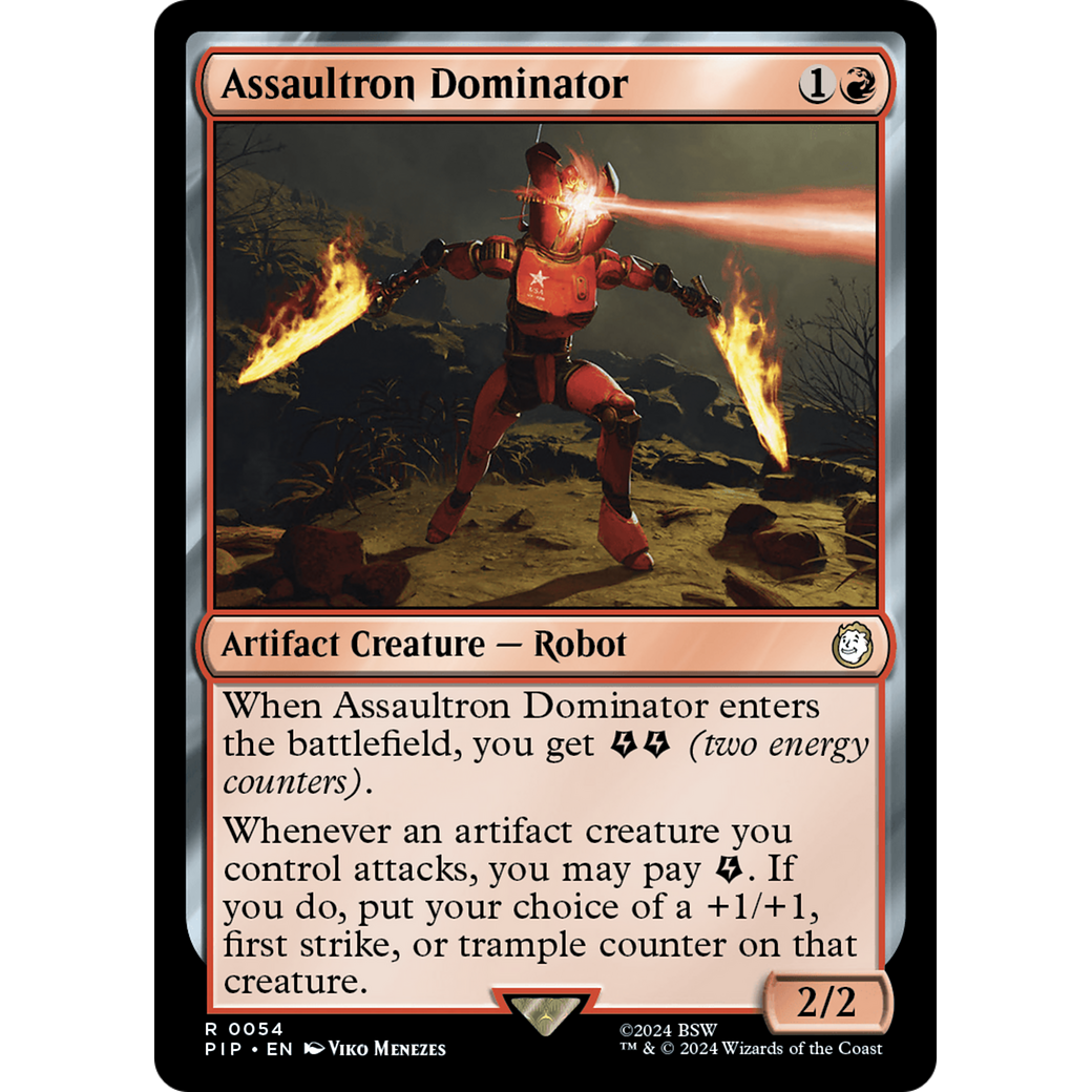 Assaultron Dominator (PIP-054) - Fallout Foil