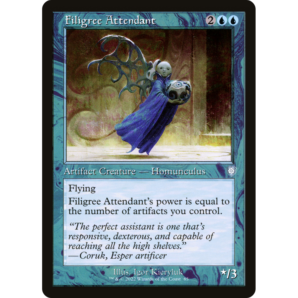 Filigree Attendant (Retro Frame) (BRC-085) - The Brothers' War Commander