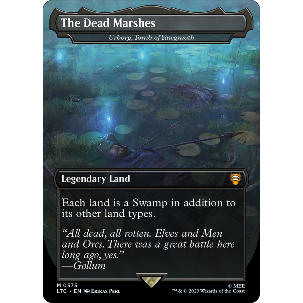 Urborg, Tomb of Yawgmoth (LTC-375) - Tales of Middle-earth Commander / The Dead Marshes (Borderless)