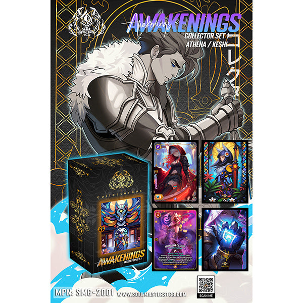 Soul Masters TCG: Awakenings Collector Set 1 - Booster Box - Athena/Keshi (Pre-Order)