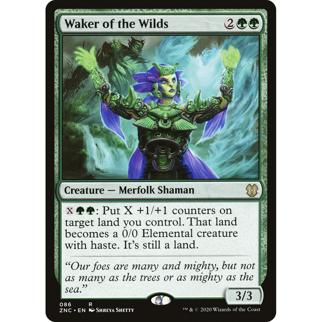 Waker of the Wilds (ZNC-086) - Zendikar Rising Commander