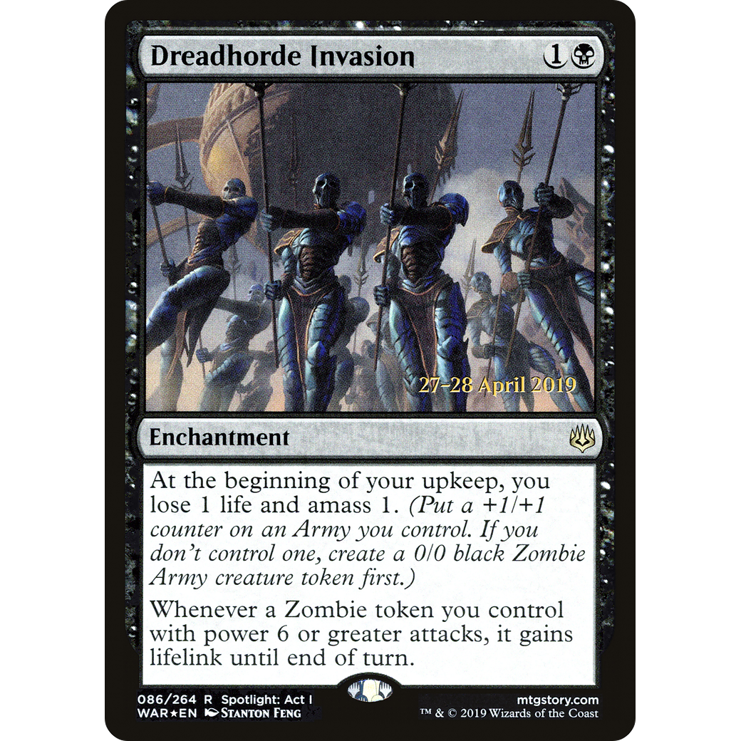 Dreadhorde Invasion (PRE-086) - War of the Spark Promos Foil