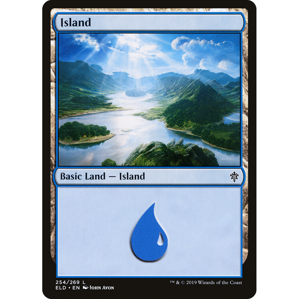Island (254) (ELD-254) - Throne of Eldraine