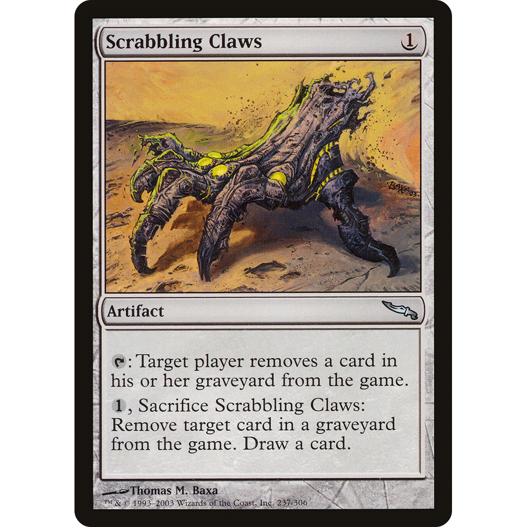 Scrabbling Claws (MRD-237) - Mirrodin
