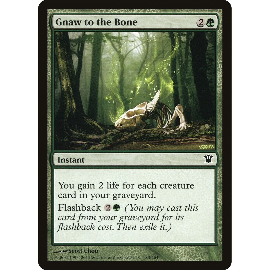 Gnaw to the Bone (ISD-183) - Innistrad Foil