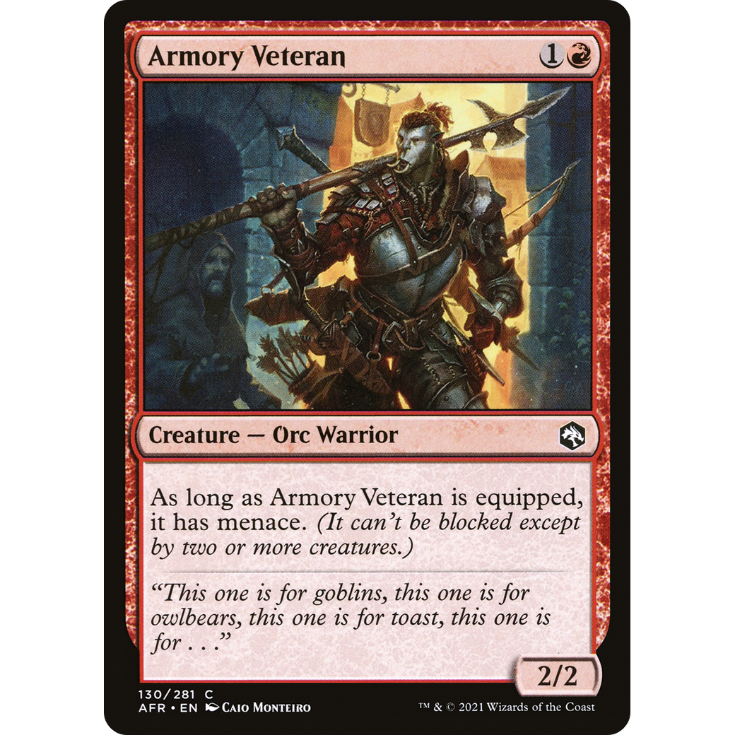 Armory Veteran (AFR-130) - Adventures in the Forgotten Realms