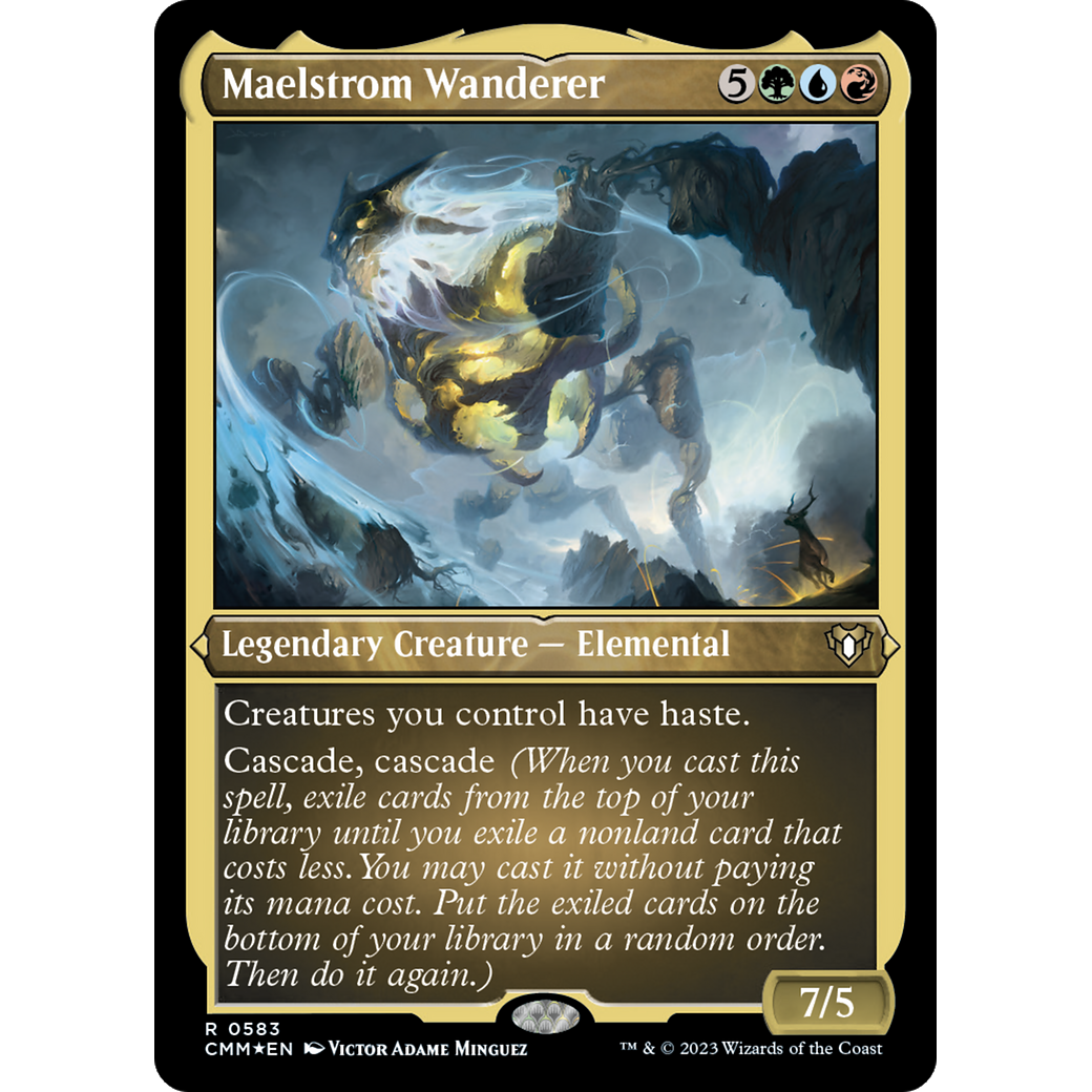Maelstrom Wanderer (CMM-583) - Commander Masters Etched Foil