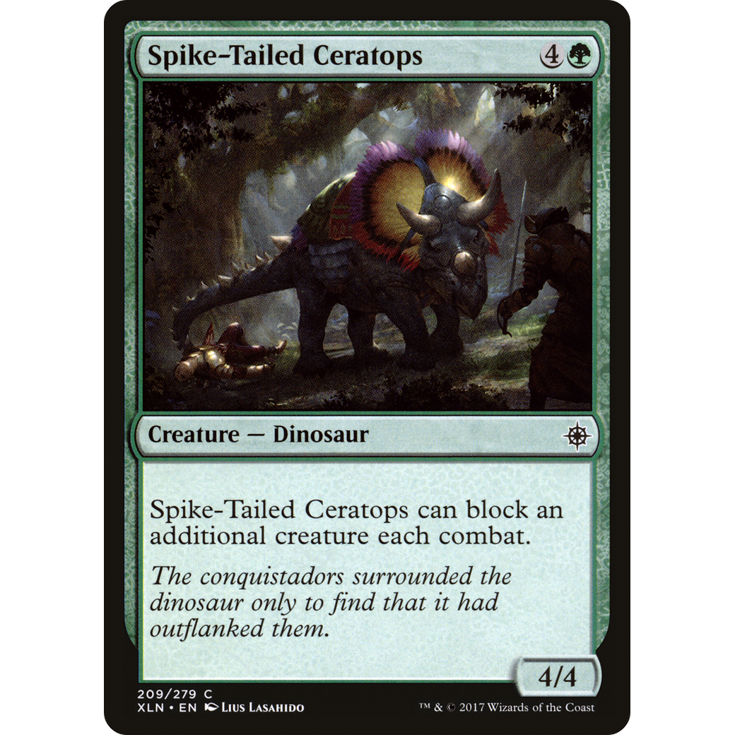 Spike-Tailed Ceratops (XLN-209) - Ixalan Foil