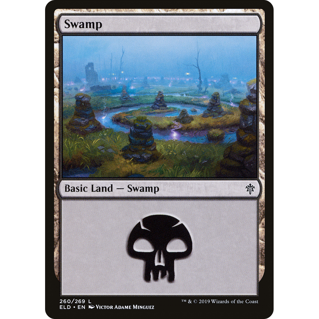 Swamp (260) (ELD-260) - Throne of Eldraine