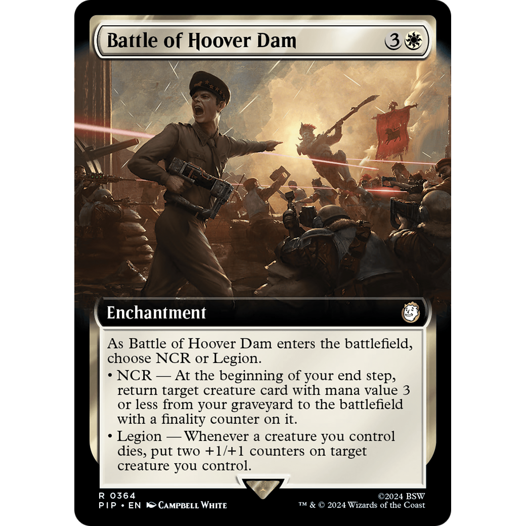 Battle of Hoover Dam (PIP-364) - Fallout: (Extended Art) Foil