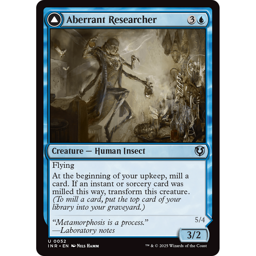 Aberrant Researcher // Perfected Form (INR-052) - Innistrad Remastered