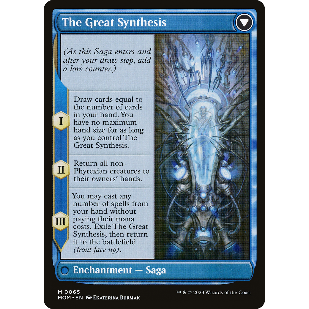 Jin-Gitaxias // The Great Synthesis (MOM-065) - March of the Machine Foil