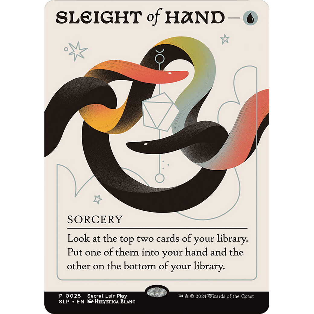 Sleight of Hand (PTP-025) - Secret Lair Showdown Foil