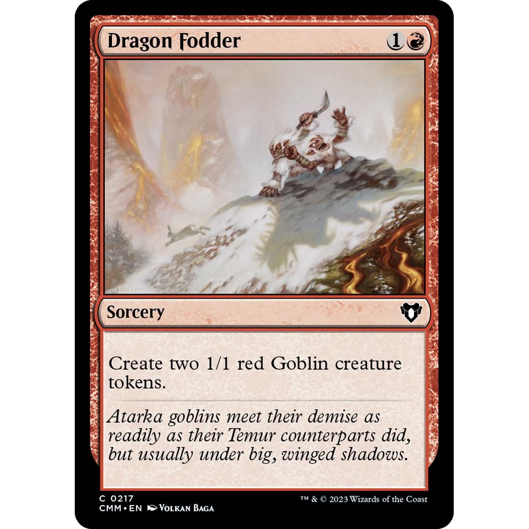 Dragon Fodder (CMM-217) - Commander Masters
