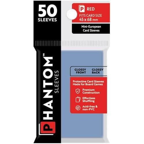 Phantom Sleeves: Red Size (45mm x 68mm)