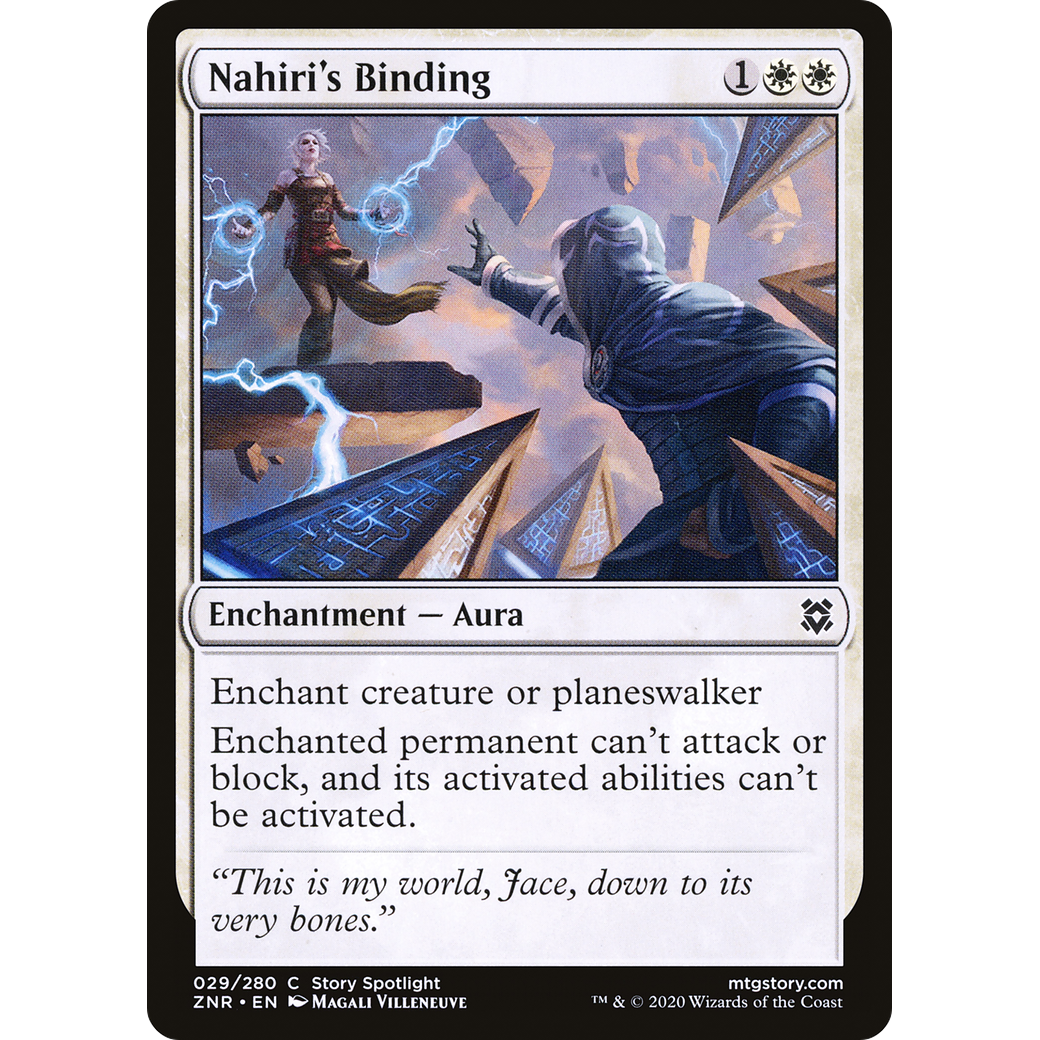 Nahiri's Binding (ZNR-029) - Zendikar Rising Foil