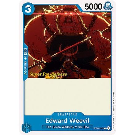 Edward Weevil (ST03-002) - Super Pre-Release Starter Deck 3: The Seven Warlords of the Sea