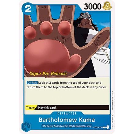 Bartholomew Kuma (ST03-010) - Super Pre-Release Starter Deck 3: The Seven Warlords of the Sea