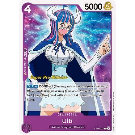Ulti (ST04-002) - Super Pre-Release Starter Deck 4: Animal Kingdom Pirates