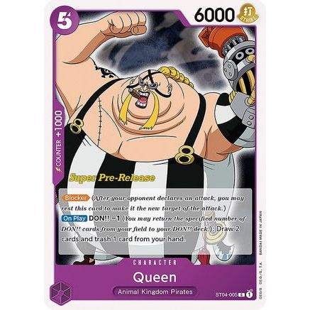 Queen (ST04-005) - Super Pre-Release Starter Deck 4: Animal Kingdom Pirates