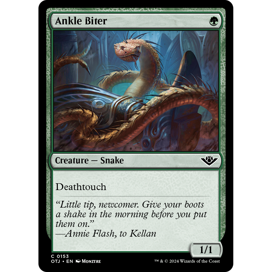 Ankle Biter (OTJ-153) - Outlaws of Thunder Junction Foil