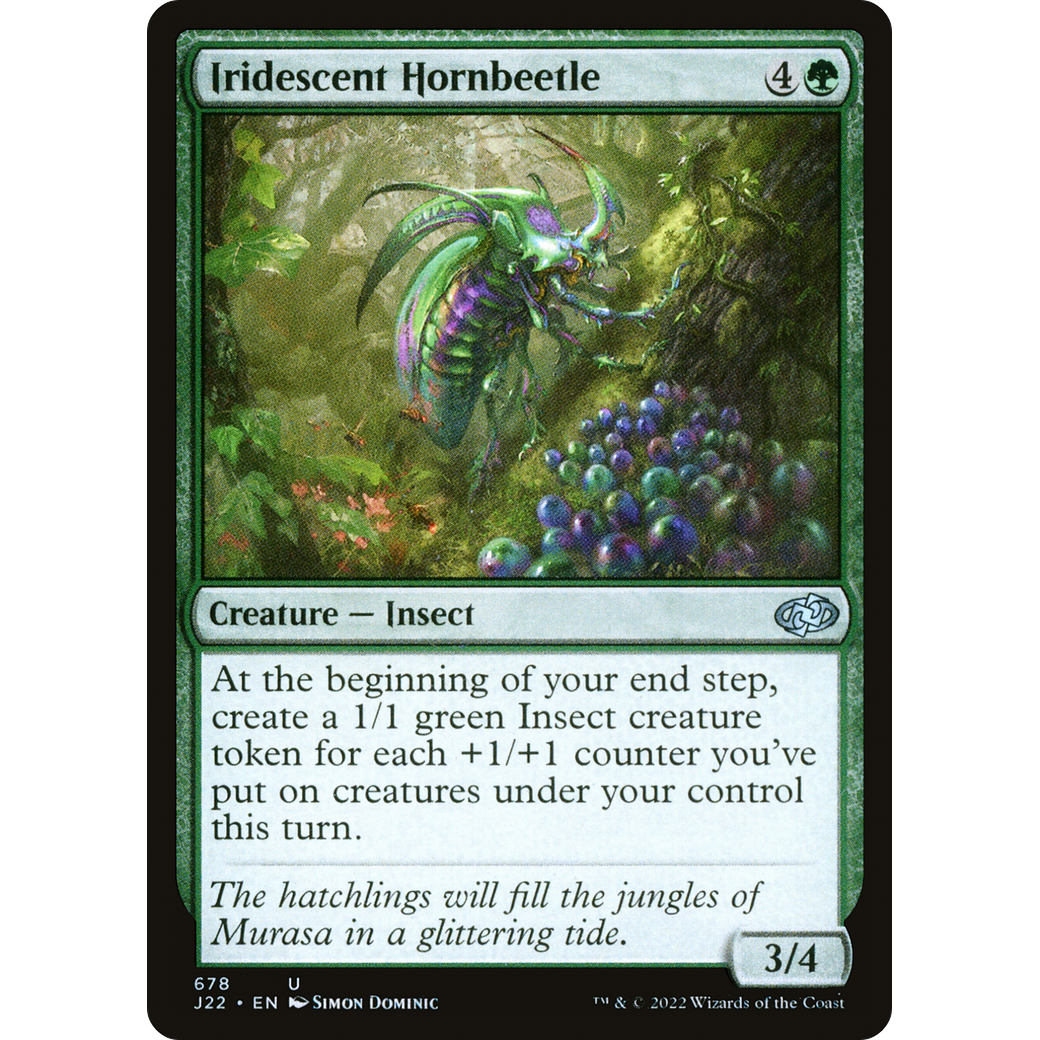 Iridescent Hornbeetle (J22-678) - Jumpstart 2022
