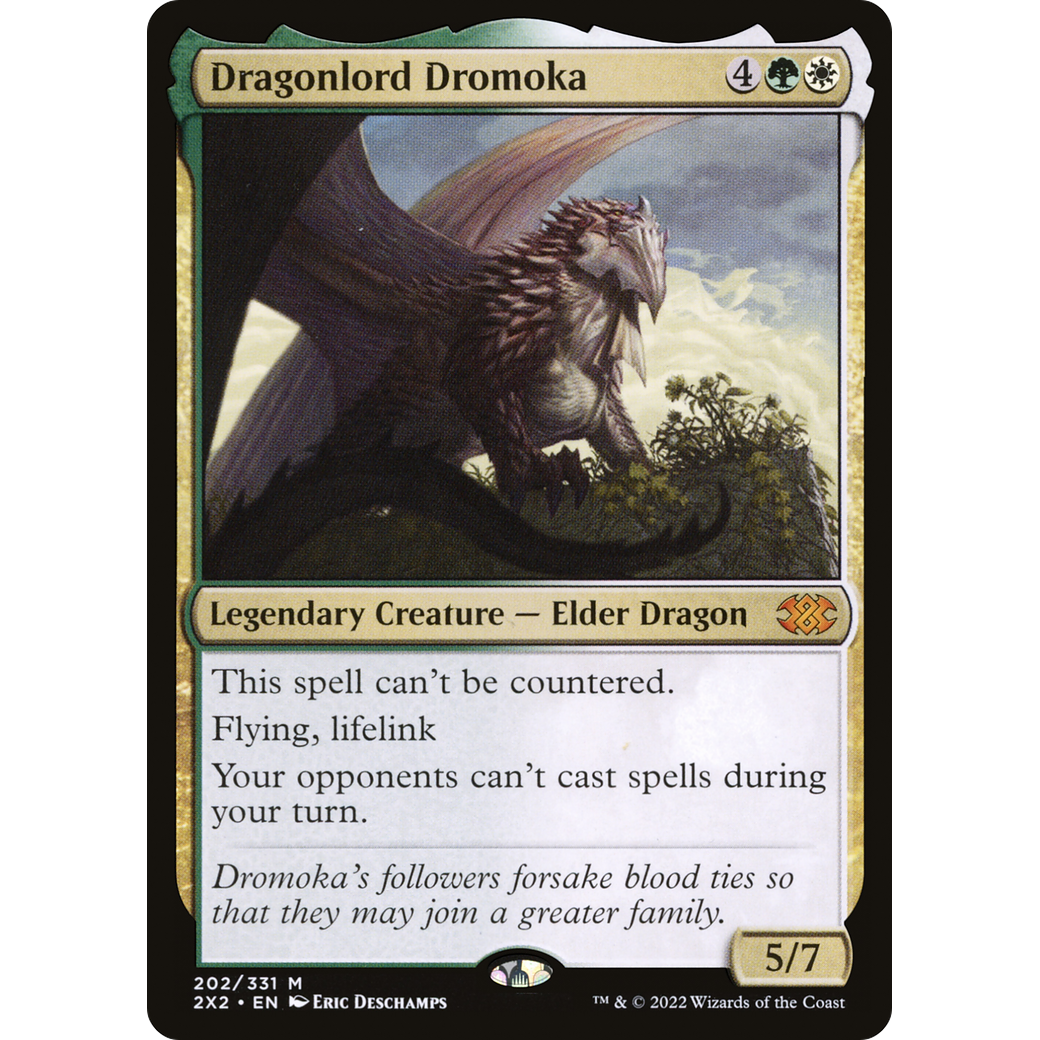Dragonlord Dromoka (2X2-202) - Double Masters 2022 Foil