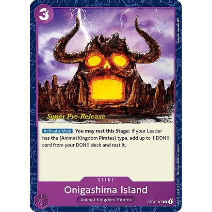 Onigashima Island (ST04-017) - Super Pre-Release Starter Deck 4: Animal Kingdom Pirates