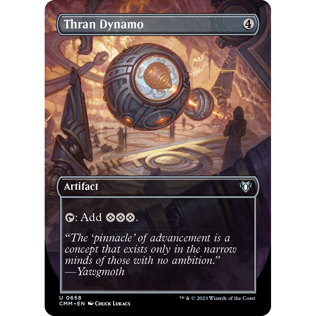 Thran Dynamo (CMM-658) - Commander Masters (Borderless) Foil
