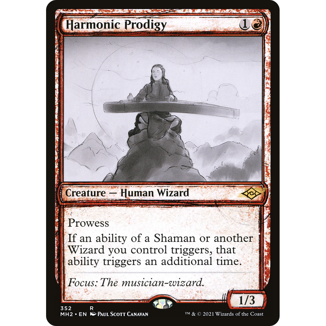 Harmonic Prodigy (Showcase) (MH2-352) - Modern Horizons 2: (Showcase)