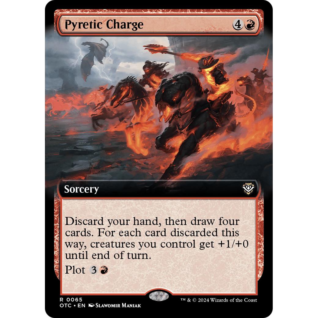 Pyretic Charge (OTC-065) - Outlaws of Thunder Junction Commander: (Extended Art)