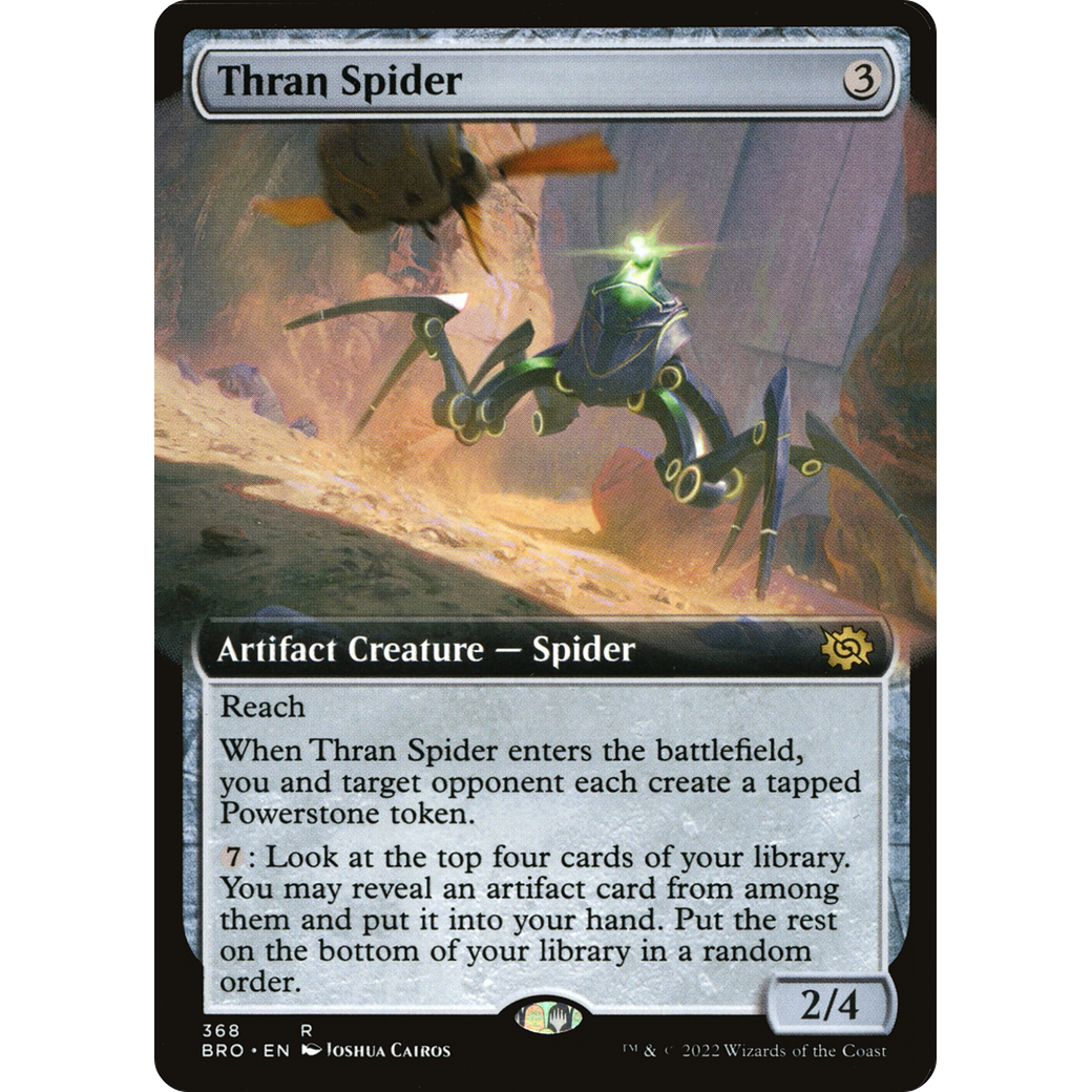 Thran Spider (Extended Art) (BRO-368) - The Brothers' War: (Extended Art) Foil