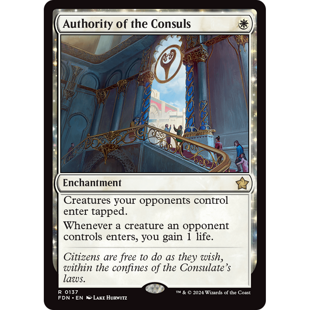 Authority of the Consuls (FDN-137) - Foundations Foil