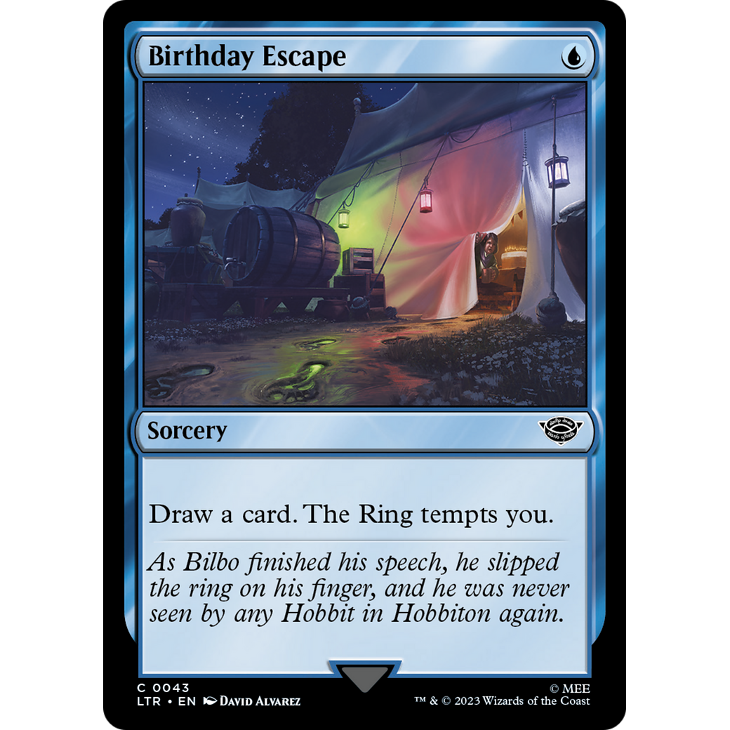 Birthday Escape (LTR-043) - The Lord of the Rings: Tales of Middle-earth Foil