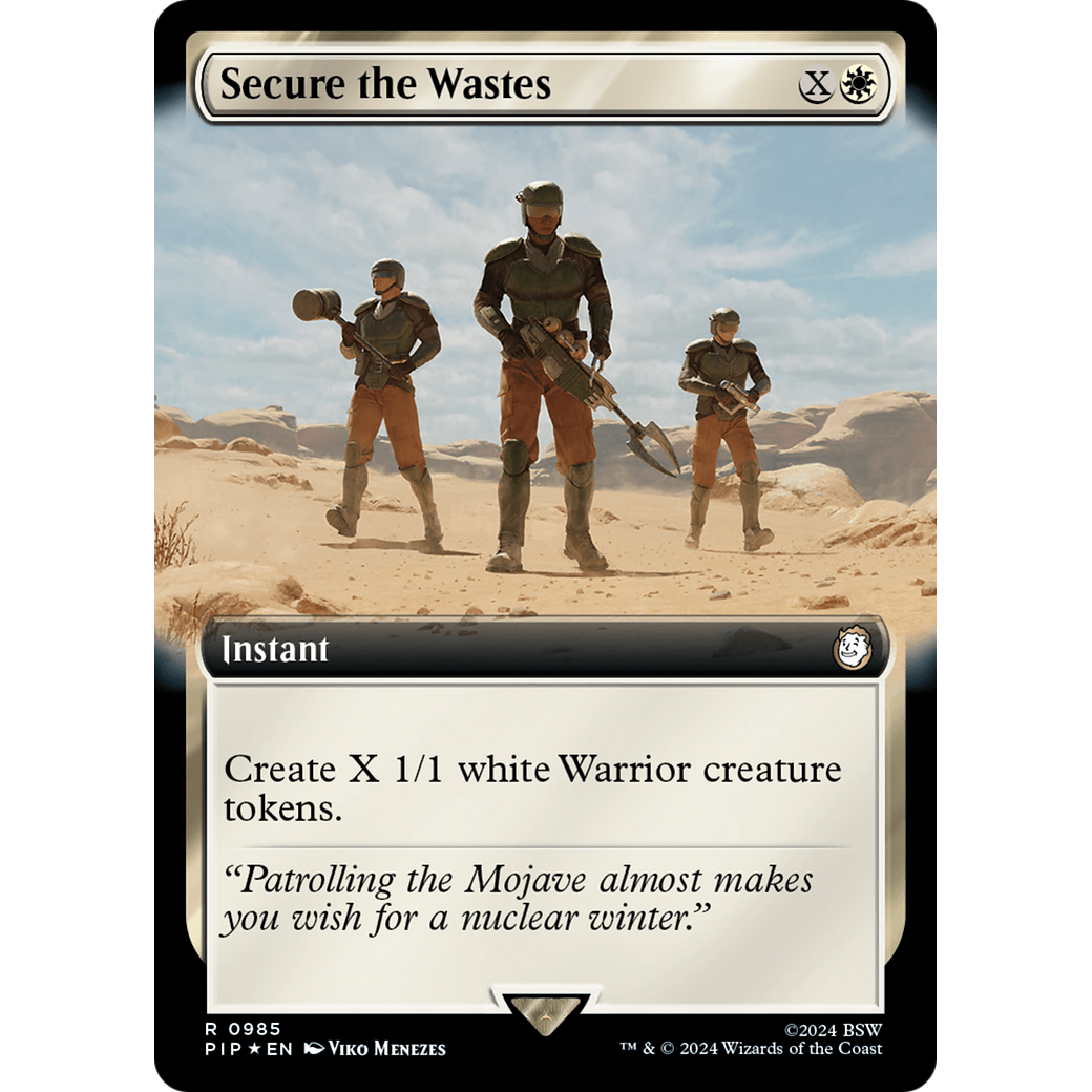 Secure the Wastes (PIP-985) - Fallout: (Extended Art) Foil