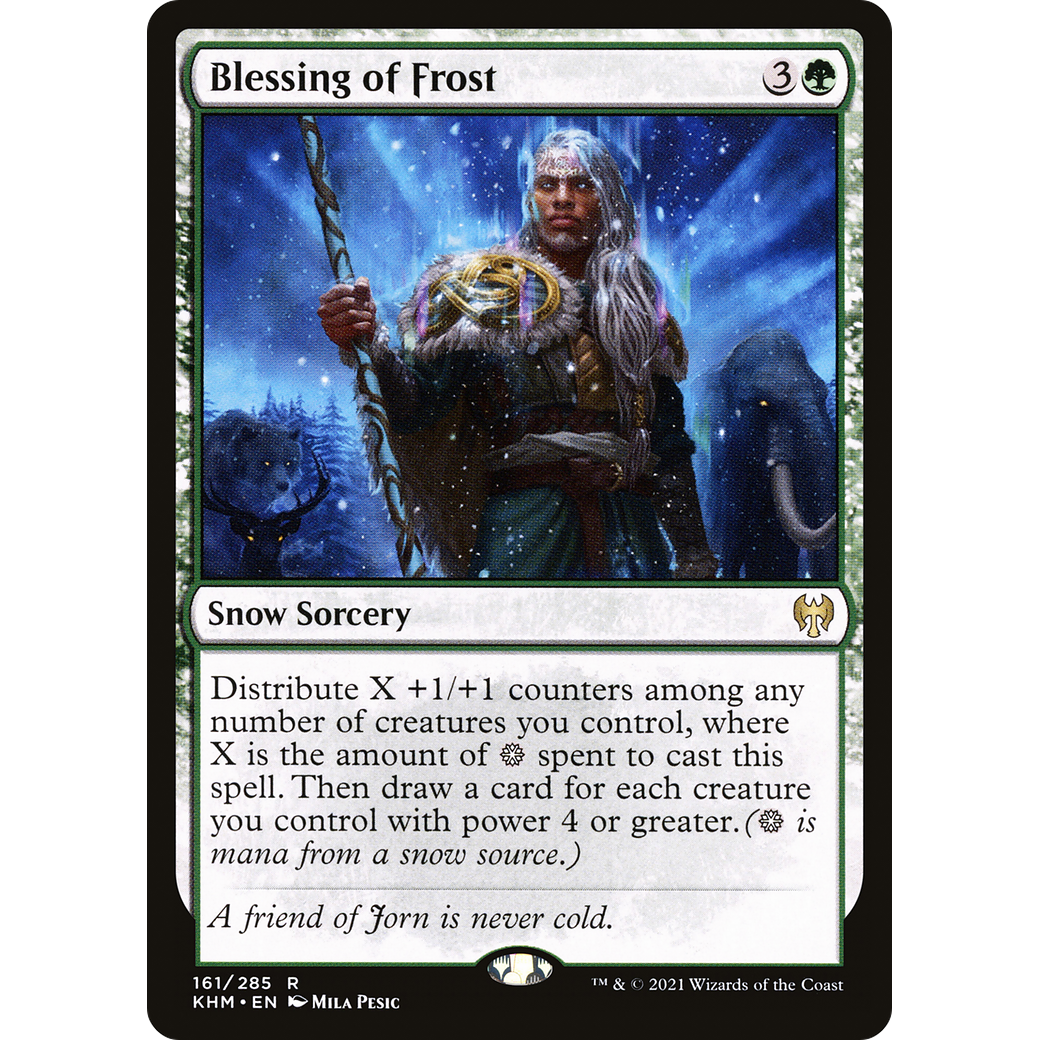 Blessing of Frost (KHM-161) - Kaldheim: (snow) Foil