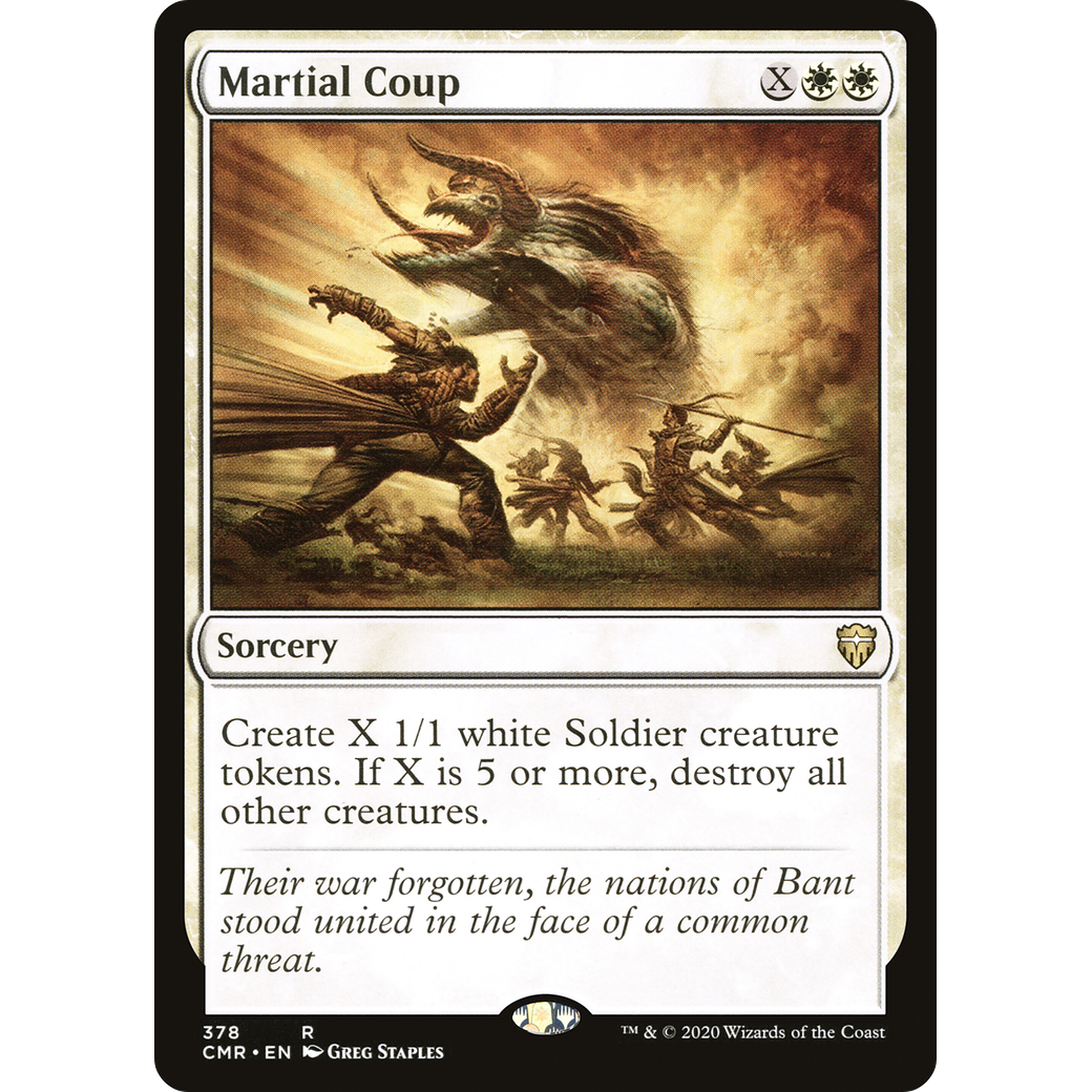 Martial Coup (CMR-378) - Commander Legends