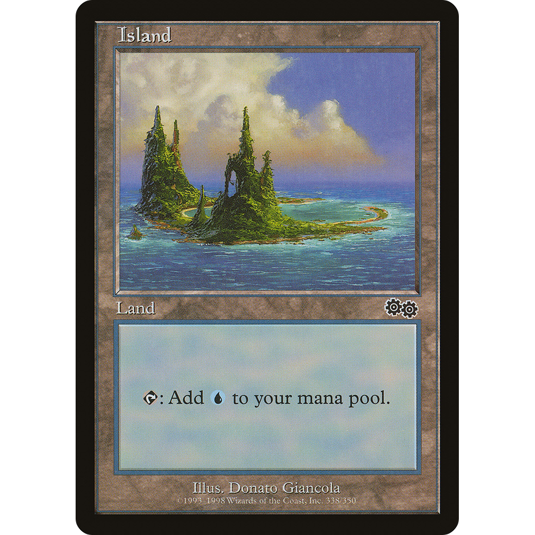 Island (338) (USG-338) - Urza's Saga