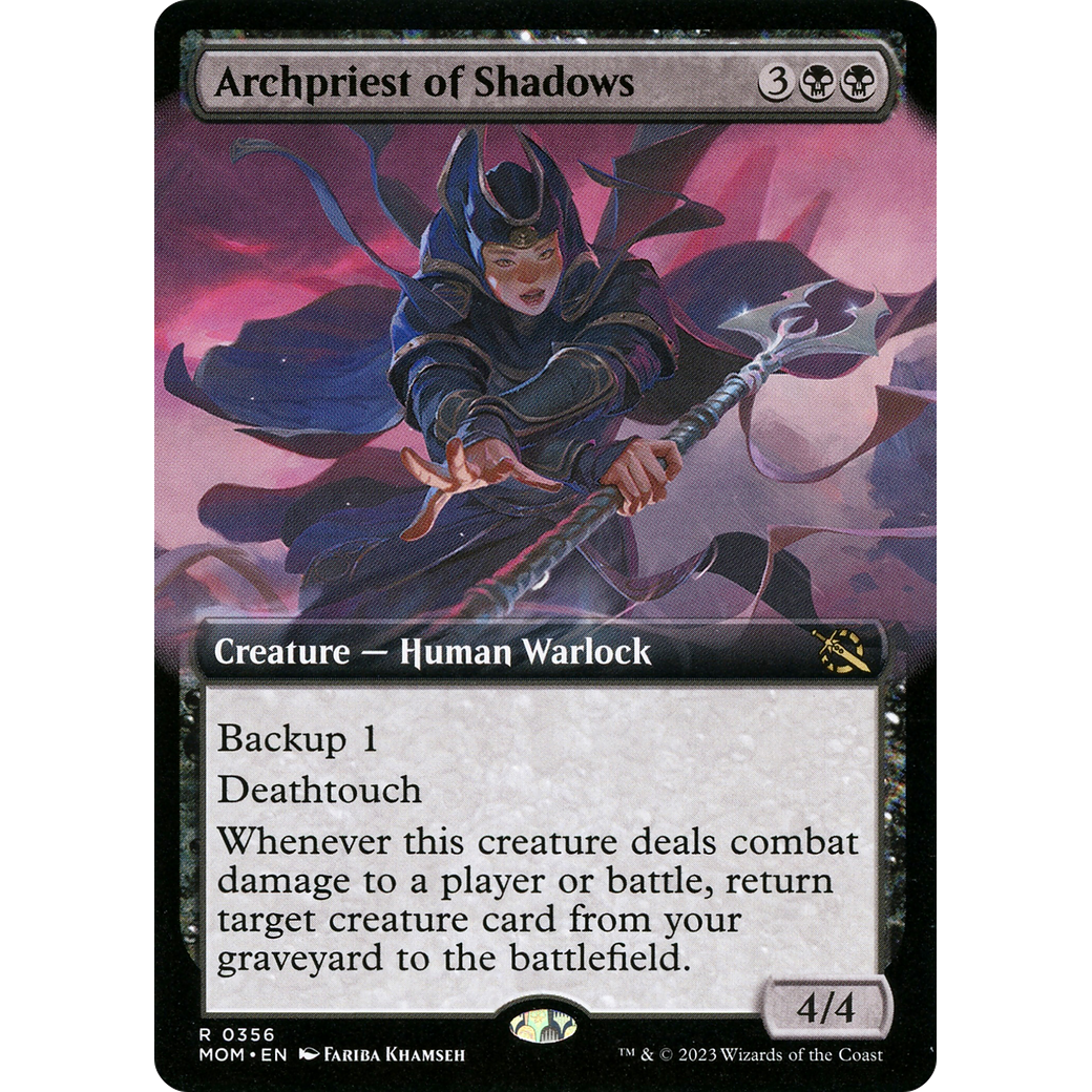 Archpriest of Shadows (MOM-356) - March of the Machine: (Extended Art) Foil
