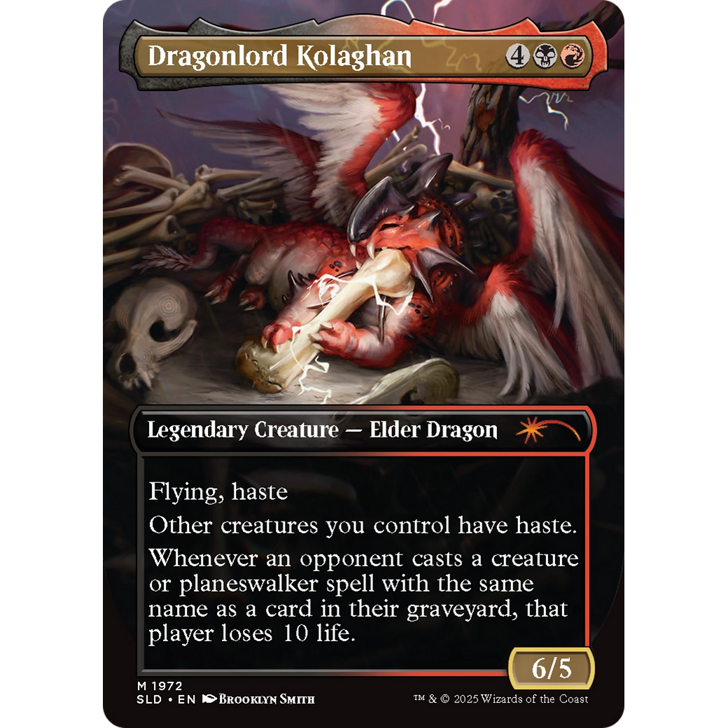 Dragonlord Kolaghan (1972) (SLD-1972) - Secret Lair Drop (Borderless)