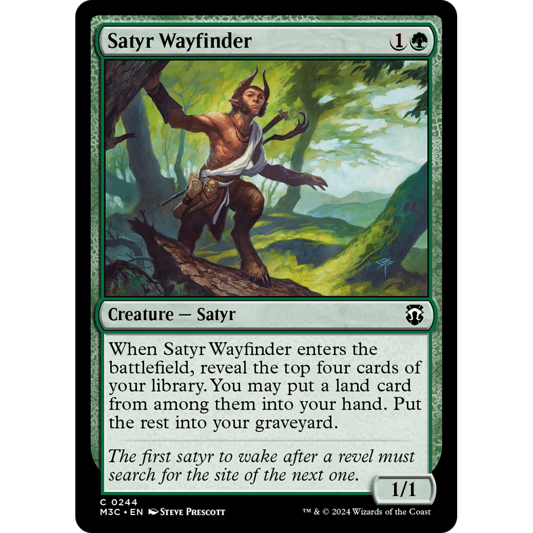 Satyr Wayfinder (M3C-244) - Modern Horizons 3 Commander Foil
