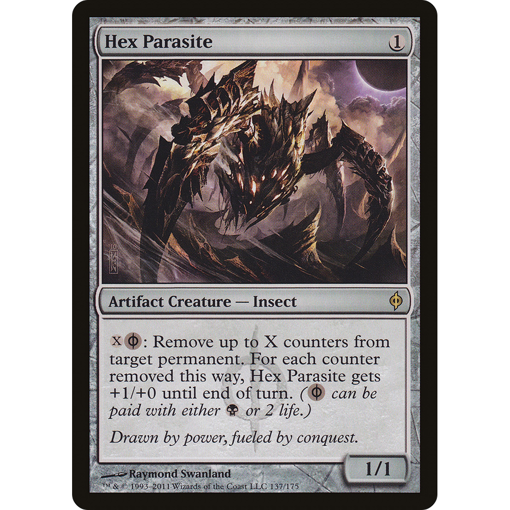 Hex Parasite (NPH-137) - New Phyrexia Foil