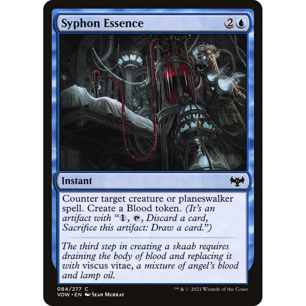 Syphon Essence (VOW-084) - Innistrad: Crimson Vow Foil