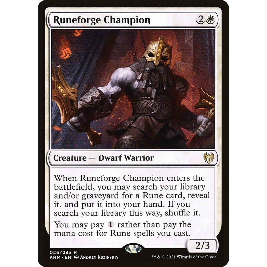 Runeforge Champion (KHM-026) - Kaldheim